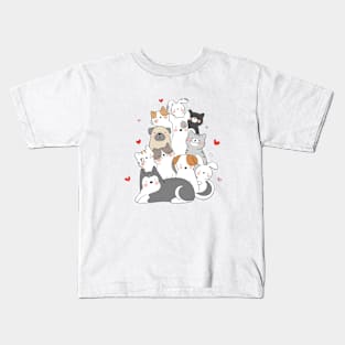 CAT DOG Kids T-Shirt